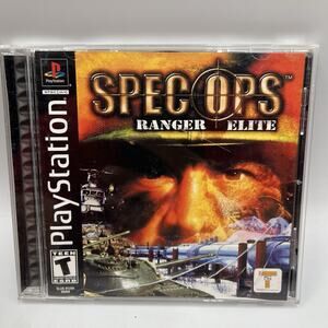 Spec Ops: Ranger Elite (Sony PlayStation 1, 2001) Complete w/ Manual - Tested